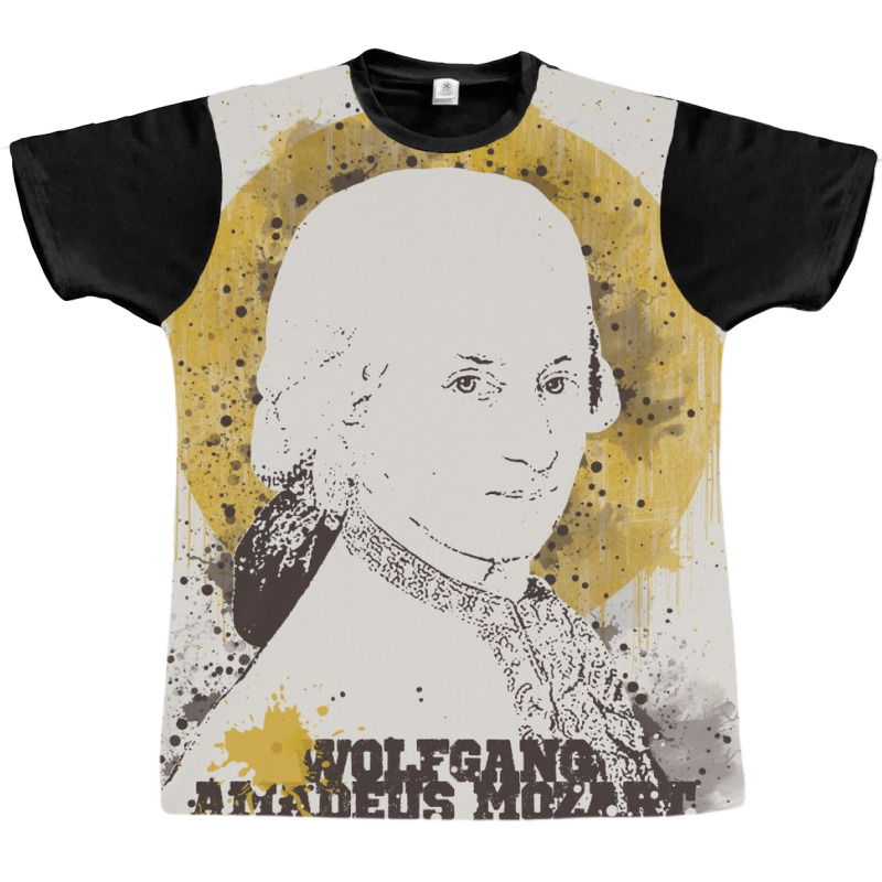 Wolfgang Amadeus Mozart Graphic T-shirt | Artistshot