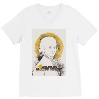 Wolfgang Amadeus Mozart V-neck Tee | Artistshot