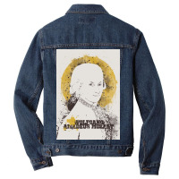 Wolfgang Amadeus Mozart Men Denim Jacket | Artistshot