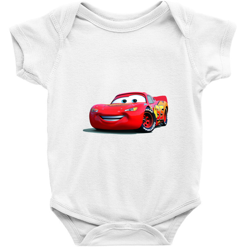 Smile Red Car Baby Bodysuit by JosefaLindgren | Artistshot