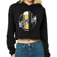 Assistant Brew Master Beer Brewing Cropped Hoodie | Artistshot