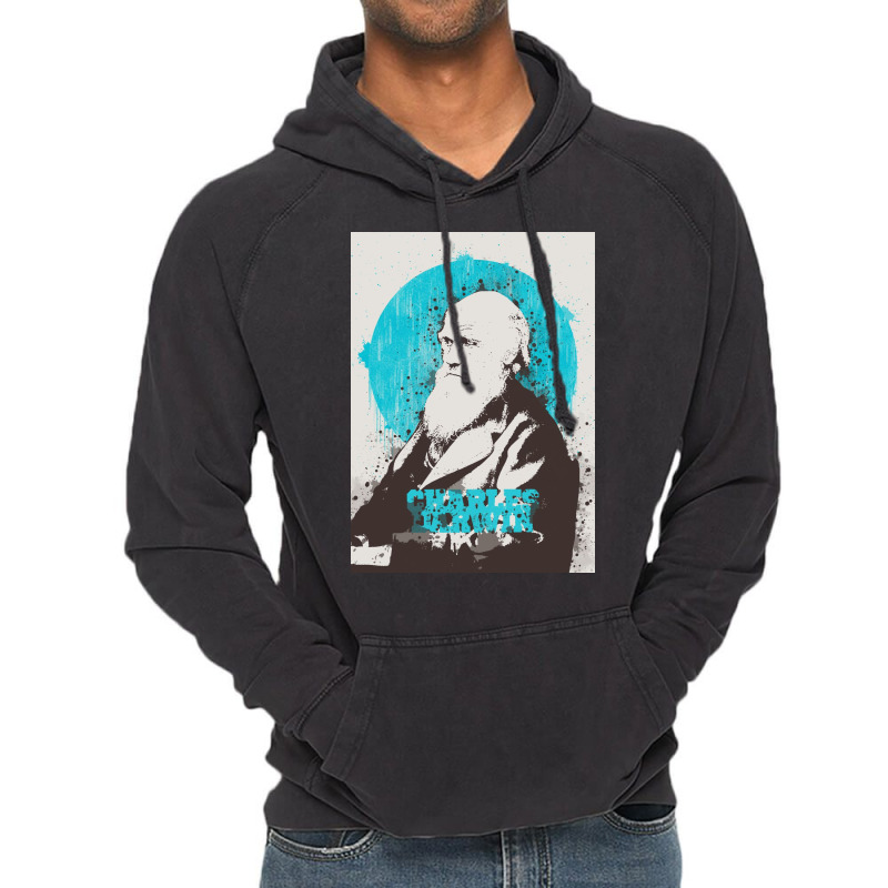 Charles Darwin Painting Art Vintage Hoodie | Artistshot