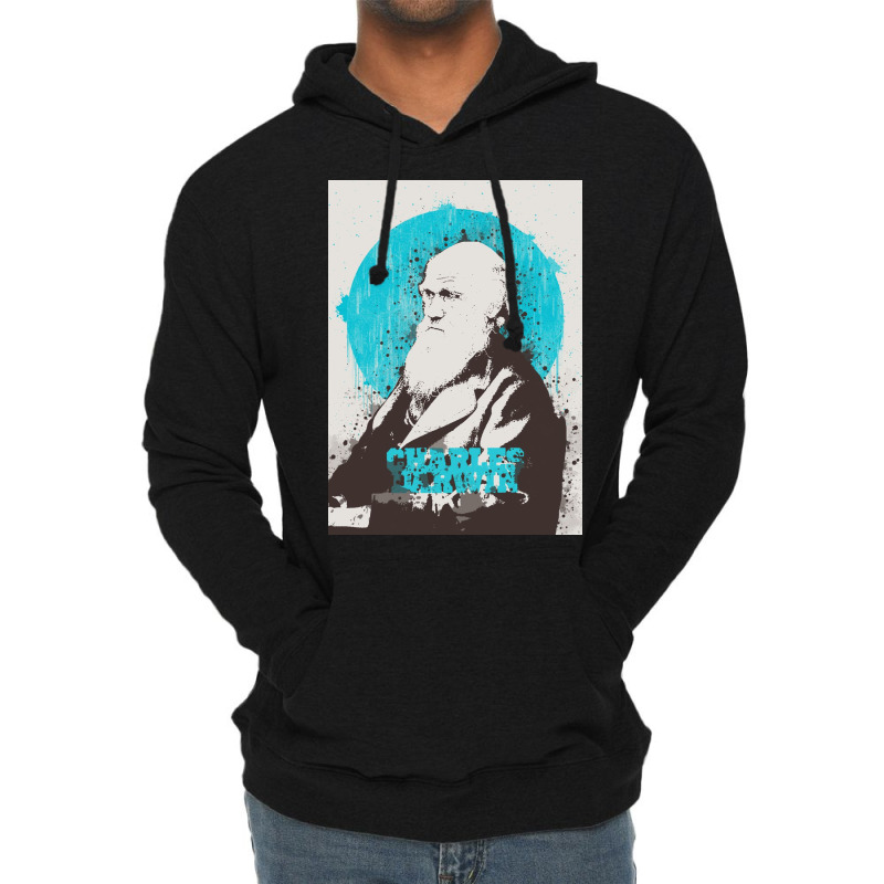 Charles Darwin Painting Art Lightweight Hoodie | Artistshot