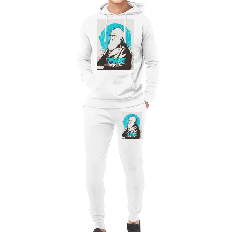 Charles Darwin Painting Art Hoodie & Jogger Set | Artistshot