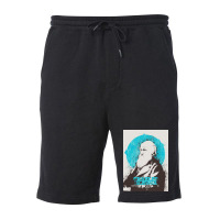 Charles Darwin Painting Art Fleece Short | Artistshot