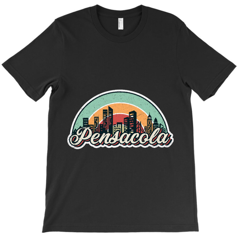 Pensacola City Retro T-shirt | Artistshot