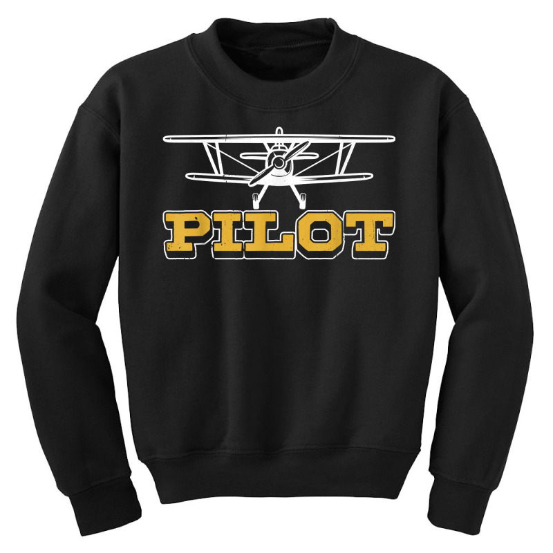 Pilot Aircraft Private Small Airplane T Shirt Youth Sweatshirt by alysestick8m7 | Artistshot