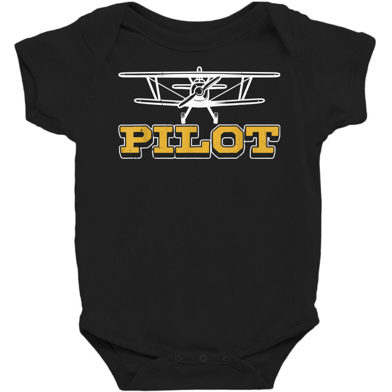 Pilot Aircraft Private Small Airplane T Shirt Baby Bodysuit by alysestick8m7 | Artistshot