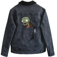 Plants Vs Zombies Perfect Gift 41 Unisex Sherpa-lined Denim Jacket | Artistshot