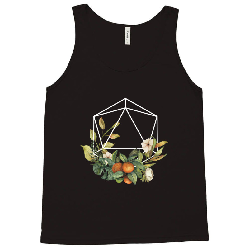 Flowers D D D20 Dice Friend Tank Top | Artistshot