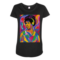 Aretha Maternity Scoop Neck T-shirt | Artistshot