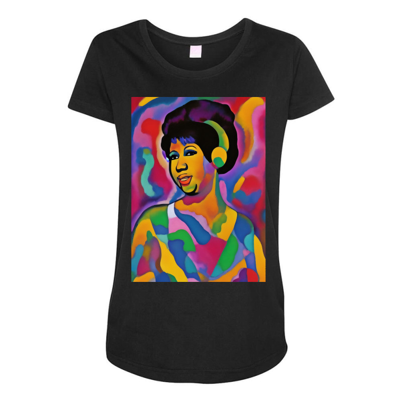 Aretha Maternity Scoop Neck T-shirt by kundalinitrampled75 | Artistshot