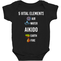 5 Elements Aikido Baby Bodysuit | Artistshot