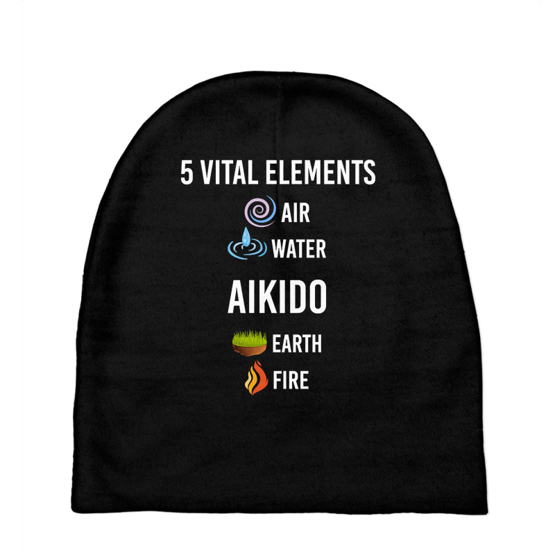 5 Elements Aikido Baby Beanies by reallyfemales1 | Artistshot