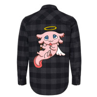 Hot Trend My Axolotl Is My Valentine Cupid Axolotls Valentines Day Flannel Shirt | Artistshot