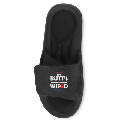 My Butt’s Been Wiped Joe Biden 2024 Slide Sandal Designed By Bariteau Hannah