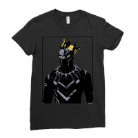 Black Panther-iwxqp Ladies Fitted T-shirt | Artistshot