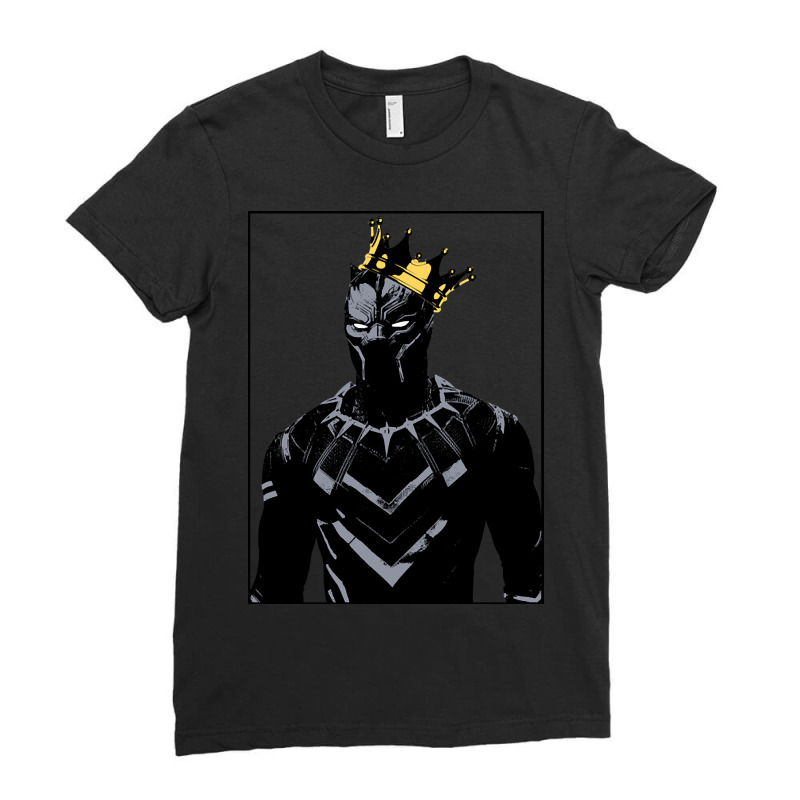 Black Panther-iwxqp Ladies Fitted T-Shirt by dentistdamaging500 | Artistshot