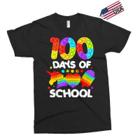 Happy 100 Days Of School And Still Poppin 100th Day Pop It T Shirt Exclusive T-shirt | Artistshot