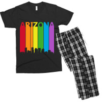 Arizona Lgbt Pride Support Men's T-shirt Pajama Set | Artistshot