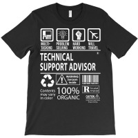 Trending Technical Support Advisor T Shirt - Multitasking Certified Jo T-shirt | Artistshot