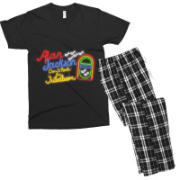 Alan Jackson Don't Rock The Jukebox Neon Men's T-shirt Pajama Set | Artistshot