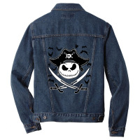 Captain Jack Crossed Swords Men Denim Jacket | Artistshot