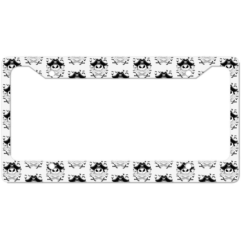 Captain Jack Crossed Swords License Plate Frame | Artistshot