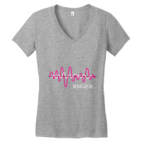 Trending Pacemaker Heartbeas Heart Attack Survivor Women's V-neck T-shirt | Artistshot