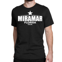 Miramar Florida Retro Vintage T Shirt Classic T-shirt | Artistshot