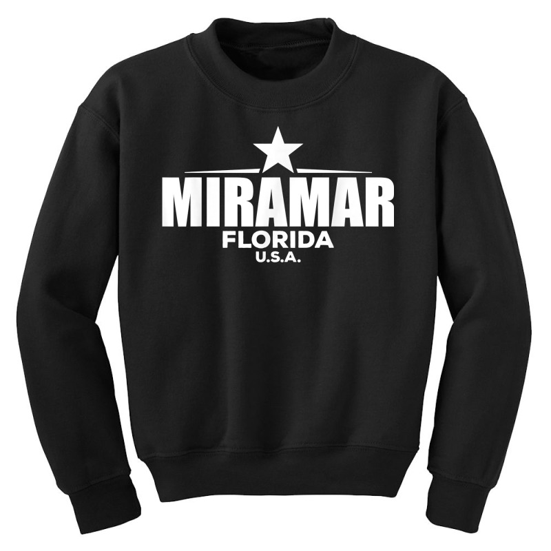 Miramar Florida Retro Vintage T Shirt Youth Sweatshirt | Artistshot