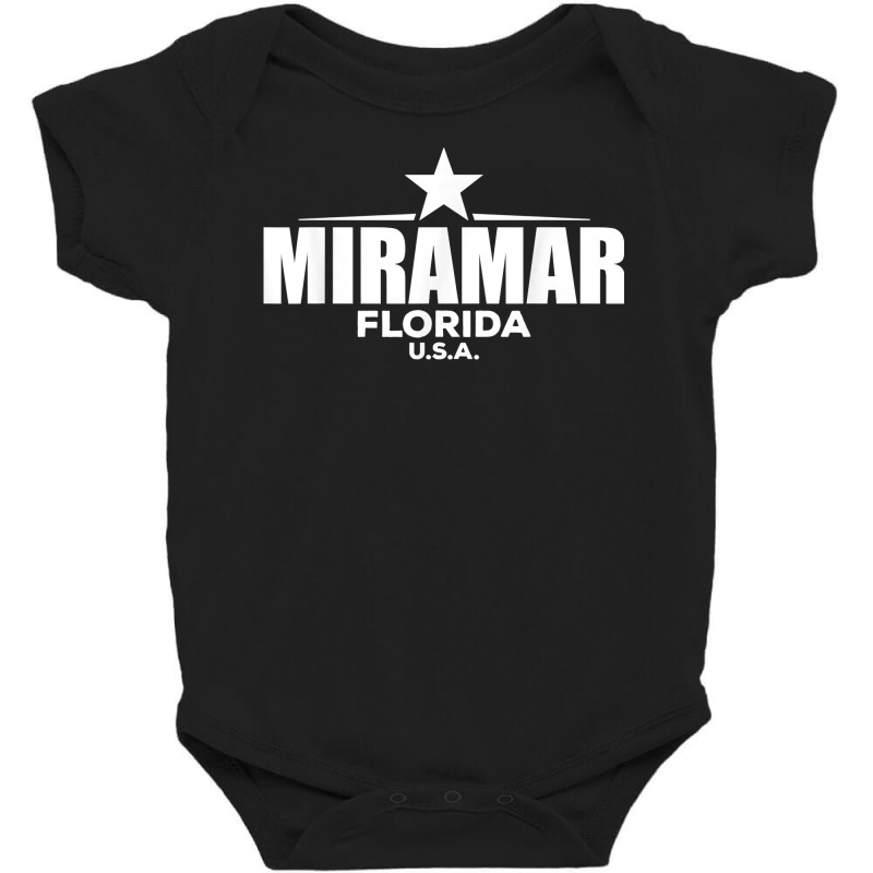 Miramar Florida Retro Vintage T Shirt Baby Bodysuit | Artistshot