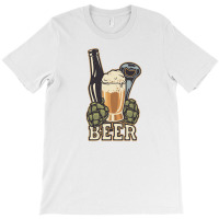 Illustration Bottle Beer Ra T-shirt | Artistshot