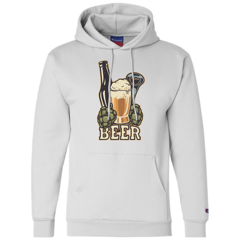 Illustration Bottle Beer Ra Champion Hoodie | Artistshot