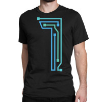 Number One Circuit Design Classic T-shirt | Artistshot