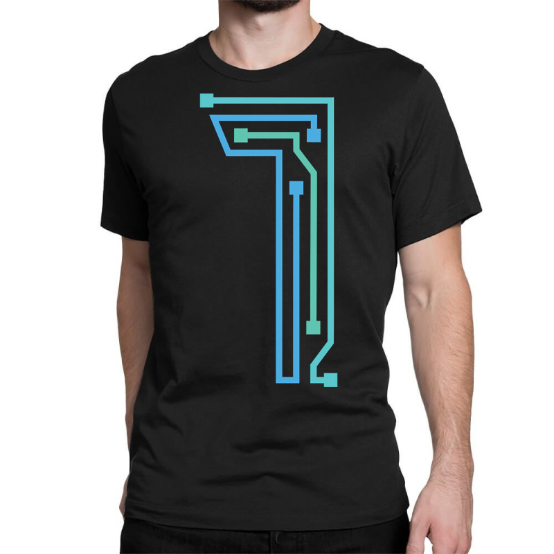 Number One Circuit Design Classic T-shirt by mrbigzeroht | Artistshot