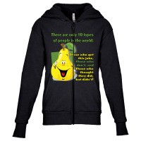 10 Types Of People (all Products) Youth Zipper Hoodie | Artistshot