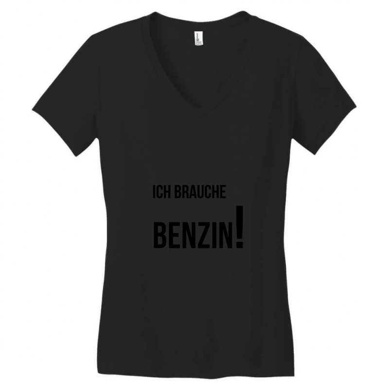 Ich Brauche Benzin! Women's V-Neck T-Shirt by JacobAndre | Artistshot