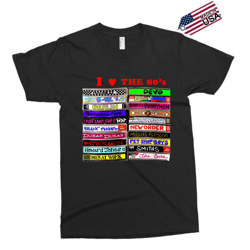 I Love The 80's Tapes Electronic Synth Pop New Wave Goth Exclusive T-shirt by JoshuaDavidRocoe | Artistshot