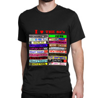 I Love The 80's Tapes Electronic Synth Pop New Wave Goth Classic T-shirt | Artistshot