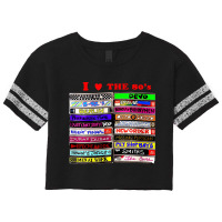 I Love The 80's Tapes Electronic Synth Pop New Wave Goth Scorecard Crop Tee | Artistshot