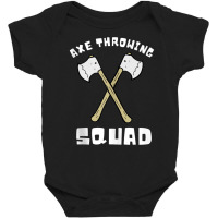 Axe Throwing And Sharp Object Target Games   Squad Tank Top Baby Bodysuit | Artistshot