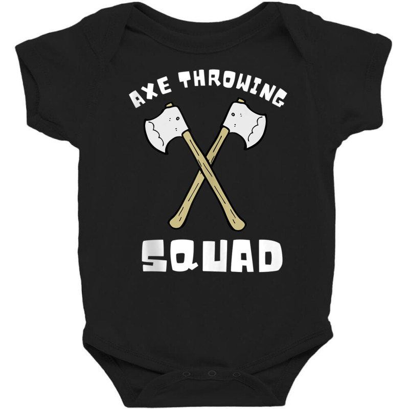 Axe Throwing And Sharp Object Target Games   Squad Tank Top Baby Bodysuit | Artistshot