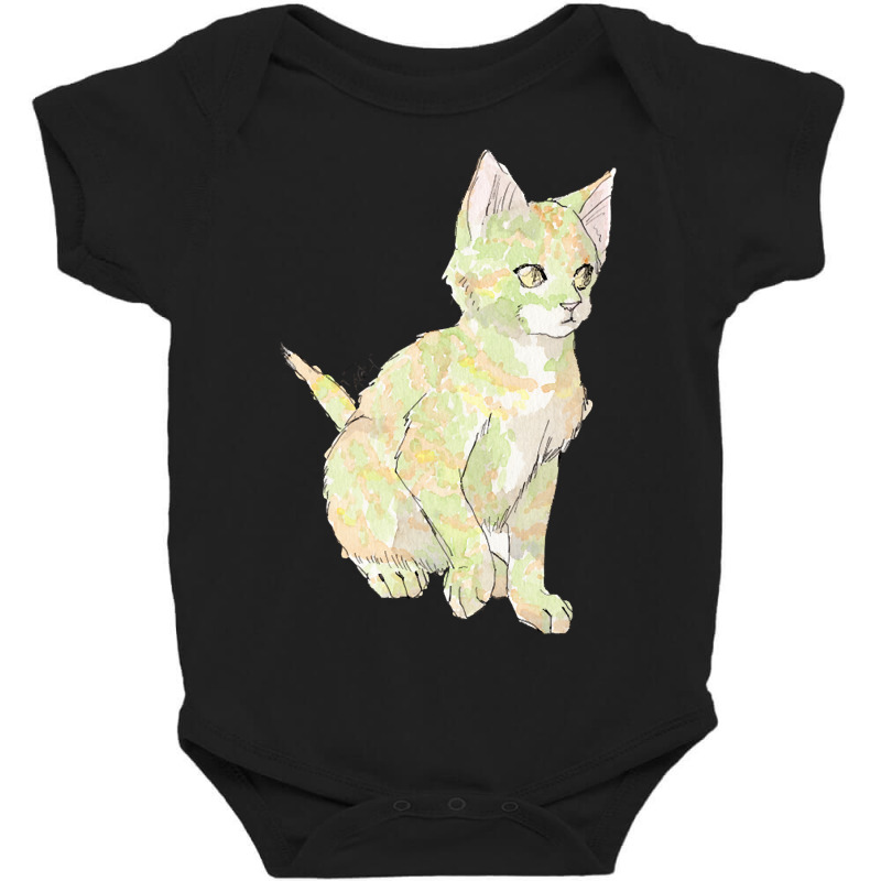 Caramel Apple Kitten Baby Bodysuit by dealgummy642 | Artistshot