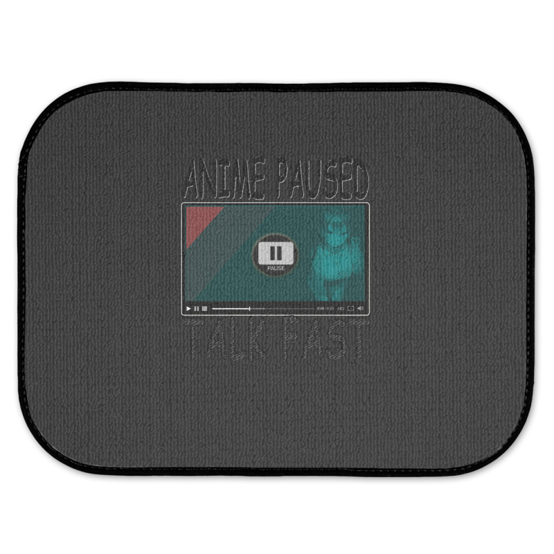 Anime Paused Talk Fast Rear Car Mat | Artistshot