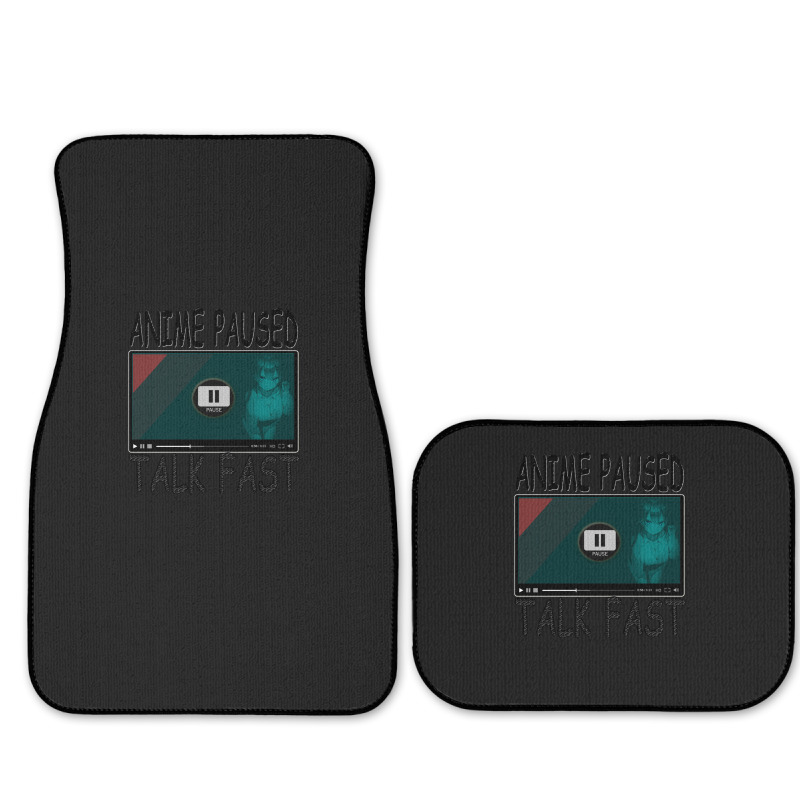 Anime Paused Talk Fast Full Set Car Mats | Artistshot