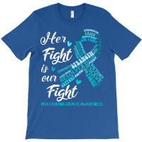 Myasthenia Gravis Awareness Her  Is Our Green Yellow T-shirt | Artistshot