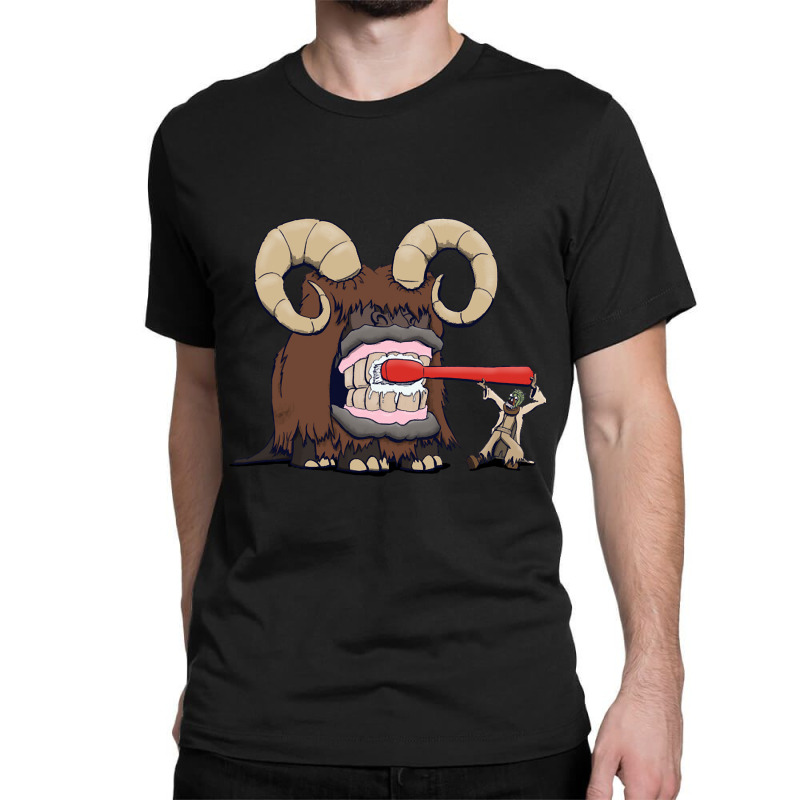 Bantha Teeth Brushing Classic T-shirt | Artistshot