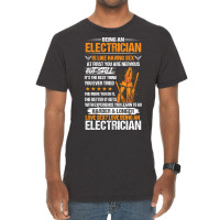 Being A Electrician. Vintage T-shirt | Artistshot