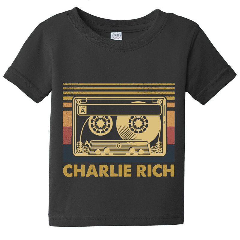 Personalized Charlie Name Vintage Styles Camping 70s 80s 90s Baby Tee by cubicgetting01 | Artistshot